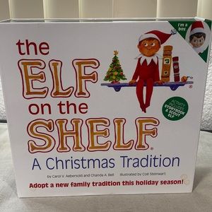 Elf on the shelf with book!